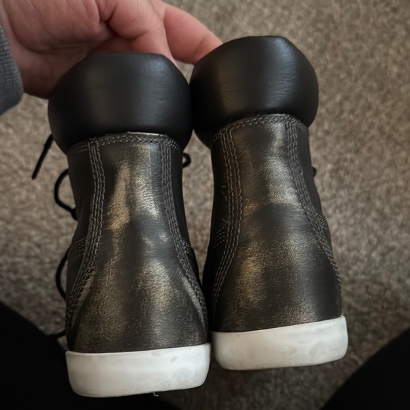 Timberland Women’s Black Leather lace up Boots - Picture 9 of 10